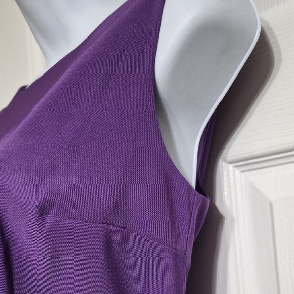 Alyx Beautiful Vibrant Purple Sleeveless Above Knee Dress Size 4 - Picture 3 of 9